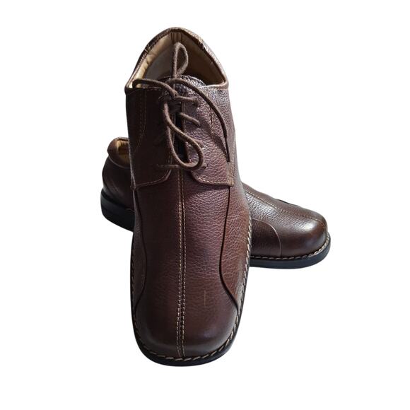 DOCKERS PRO Style Mens size 11M Brown Leather Careerwear Casual Oxford Shoes - Picture 1 of 15